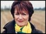 Delia Smith wearing her Norwich City FC scarf