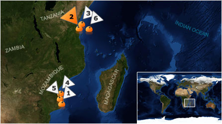 Dive map - Indian Ocean - Site 2