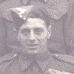 George Wright. This is an enlargement out of the regiment photo, taken in a training camp in Plymouth, Devon, in October 1943.