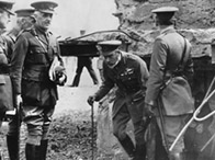 George V visits the Western Front, c.1918