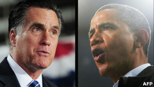 奧巴馬和羅姆尼