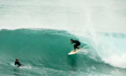 And something a little smaller, but what a beautiful barrel. Joe, again, Maroc. Pic: Joe/Amy Williams. Feb 07