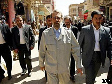 علی لاریجانی در نجف