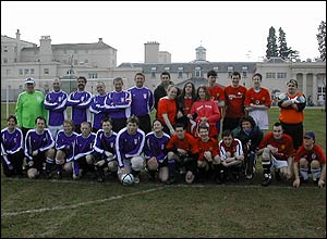 BBC Staff v Windsor Warriors team photo