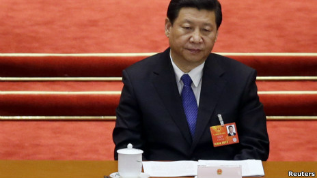 習近平出席北京全國人大會議（08/03/2013）