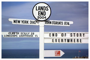 End of Story books at Land's End