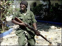 Rebeldes armado em Cap Haitien