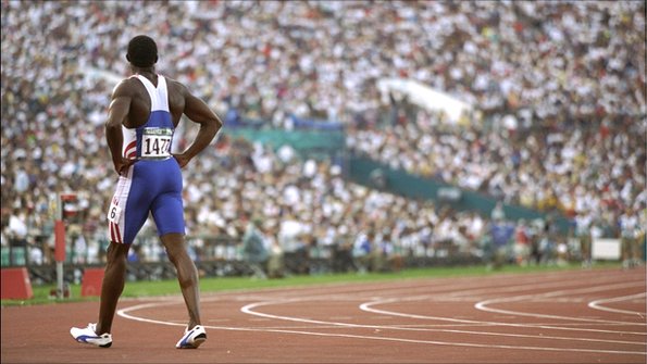Linford Christie, disqualified 1996