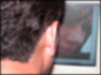  مردی در حال تماشای فیلم، عکس از راحله عسگر زاده