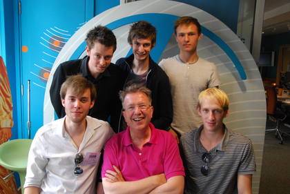 Tom with The Scholars