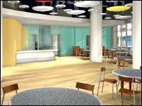 How the open centre will look