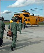 Approaching the Sea King