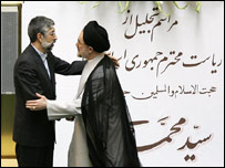 محمد خاتمی و غلامعلی حداد عادل