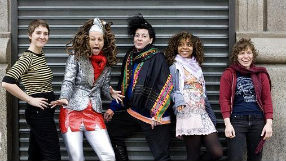 A recent incarnation of The Slits with Ari Up (second left)