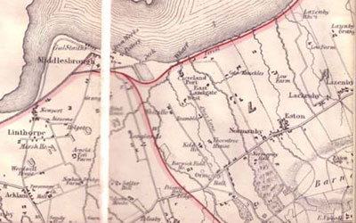 Map of Cleveland, 1843