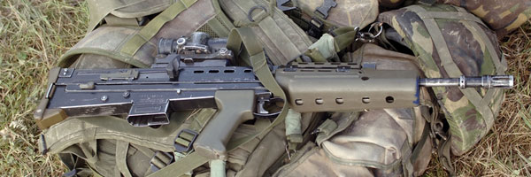 SA80 A2 rifle
