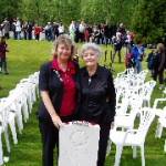 Holten Cemetery May 4th 2005 Gwen & Lindsay