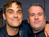 Chris meets Robbie Williams