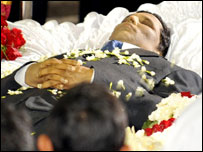 Lasantha Wickramatunge's funeral