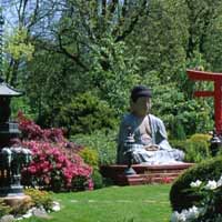 A Japanese-style Buddhist garden in Europe