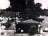 Air strike by Turkish Air Force on Nicosia Airport dring their invasion of Cyprus, 1974.