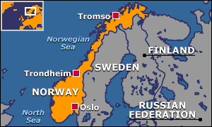 Map of Norway