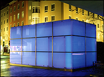 Blue Cube by Oliver Hein