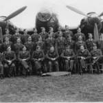 1426 (EAC) Flight - The Rafwaffe at RAF Collyweston on 3rd September 1943. (My father, Dave Bennett, third from left in front row.)
