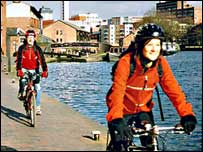 Cycling on the Birmingham Canals