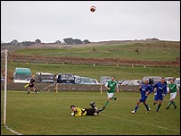 Football: Guernsey v Alderney Muratti Semi 2007