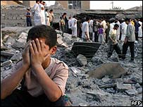 امریکی بمباری سے ہونے والا نقصان