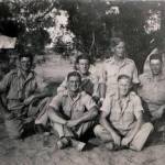 The Photograph shows six desert rats in SFAX, Tunisia 1943. Jack Allen is shown front right