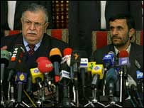 İran ve Irak cumhurbaşkanları 