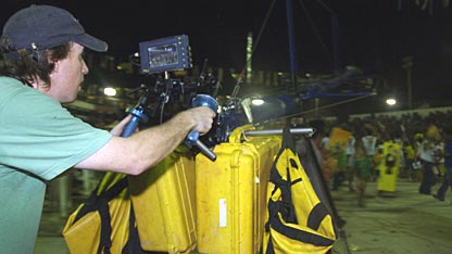 Matt films the bloca parades