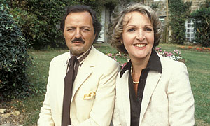 Peter Bowles and Penelope Keith in the Eighties version of To The Manor Born