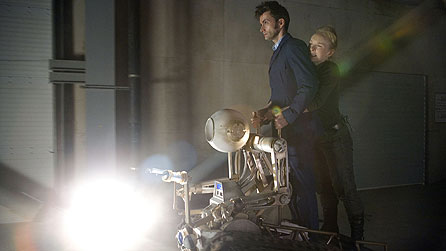 David Tennant and Lindsay Duncan in Doctor Who: The Waters Of Mars