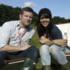 Dermot with Natasha Khan (aka Bat For Lashes)