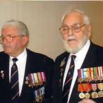 The author, Bill Dixon (on the right) being interviewed in 2005