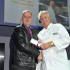 Brian Turner with the winner of Best Public Caterer, Bob Davies