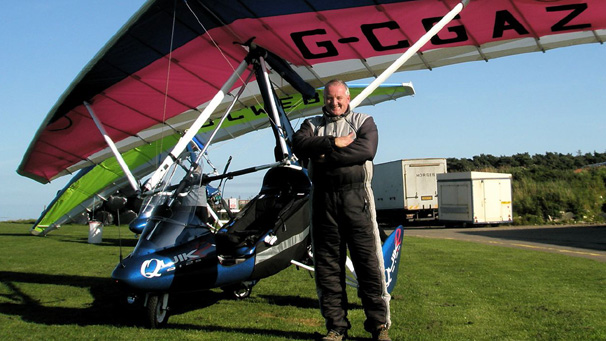 Out of Doors presenter Mark Stephen recently took to the skies above East Lothian in a microlight.