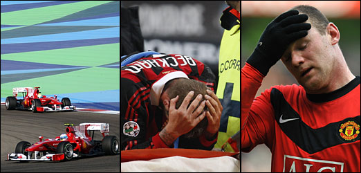 Ferrari, Beckham y Rooney