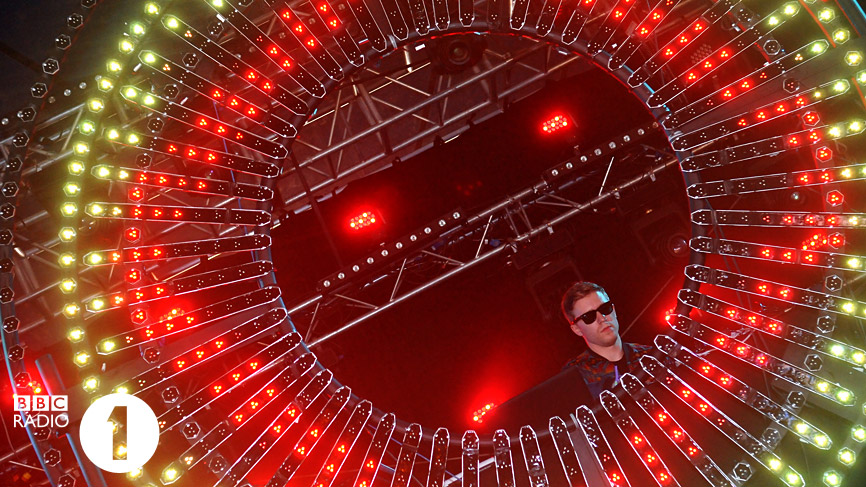 Sub Focus performing live at Radio 1's Big Weekend 2010