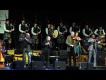 The Chieftans and Ry Cooder live at Glasgow Royal Concert Hall. Photo by Louis Decarlo