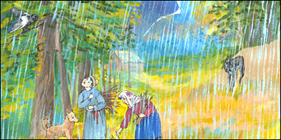 پرنده بال شکسته