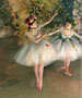 Two Dancers on Stage by Edgar Degas