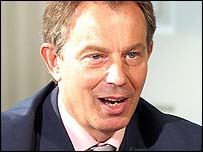 برطانوی وزیراعظم ٹونی بلیئر 