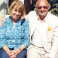 Enjoying the sunshine - Sonia and Bill in the summer of 2007