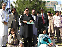 اسلام آباد میں صحافیوں کا احتجاج