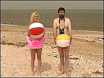 Kaddy on Sheppey beach