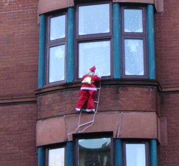 Santa in Glasgow